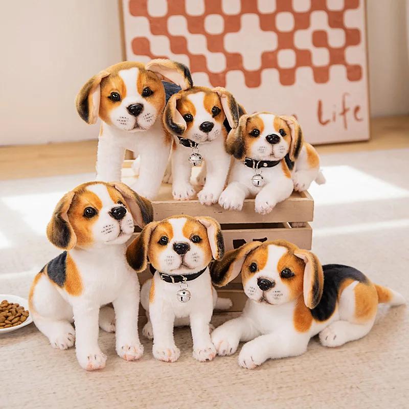 New Dalmatians Dog Plush Toy Cute Stuffed Realistic Beagle Spotted Puppy Doll Home Decor High Quality Kids Birthday Gift