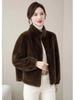 2024 Merlade High-End Faux Mink Velvet Coat: Trendy & Versatile Women's Winter Fashion