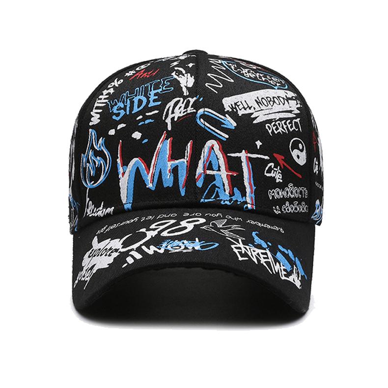 Graffiti Hut Männlichen Gedruckt Hip Hop Cap Weibliche