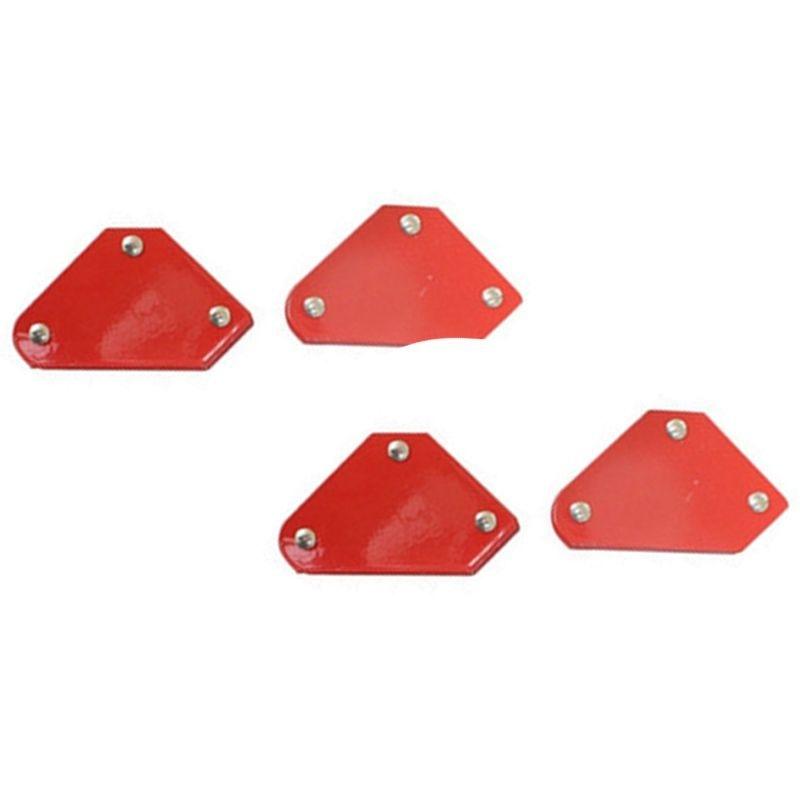 4 Pcs/set Mini Triangle-Welding Positioner 9Lb Magnetic Fixed Angle Soldering Locator Tools Welding