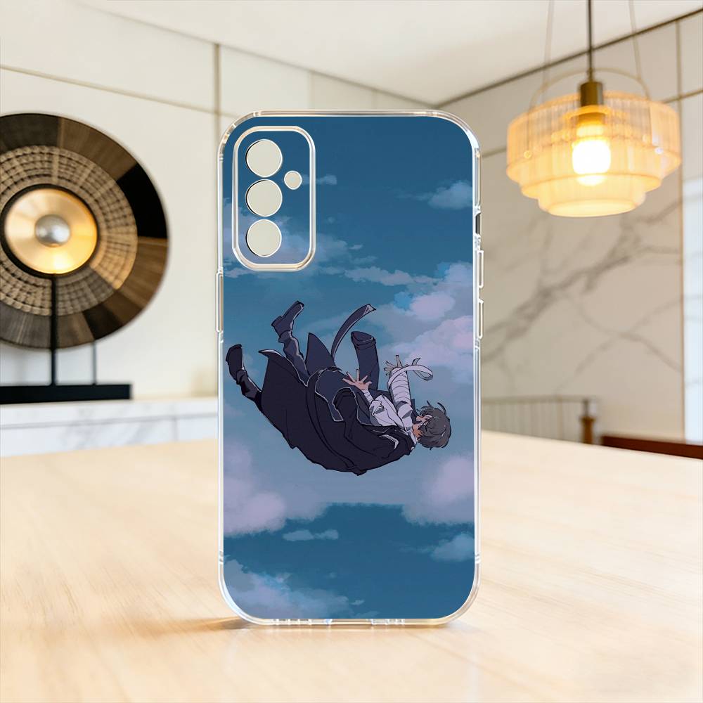 BSD D-Dazai Osamu Phone Case Transparent Silicone Soft For SamsungA10,12,20,21S,30,31,40,50,51,52,70,71