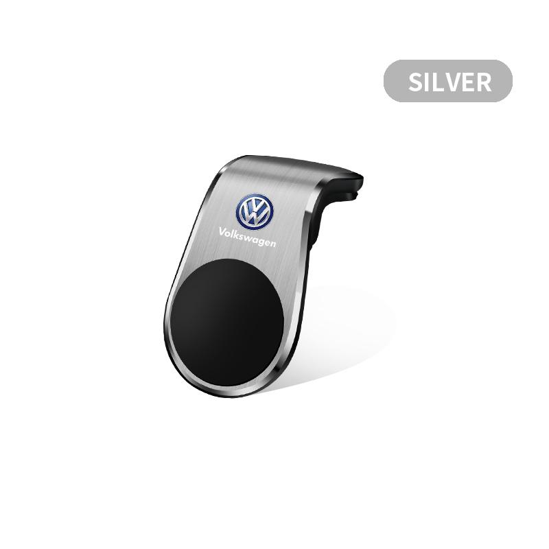 Magnetický držák telefonu do auta ve tvaru L, speciální pro auto, s emblémem pro Volkswagen Golf-7 4 5 6 CC T-ROC Sharan Passat B5 6 7 Polos Tiguan R Line