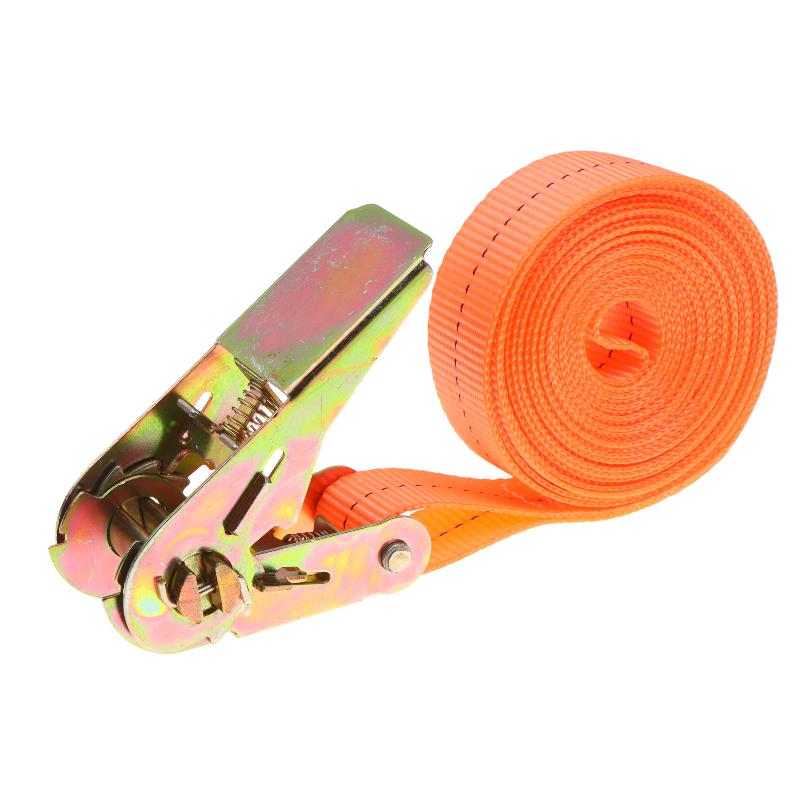 Heavy Duty Ratchet Tie Down Straps High Tensile Webbing Rustproof Metal Buckle for Camping Gear Securing