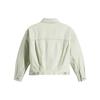 Levis Casual Solid Color Button-Down Collar Jacket Women Jacket Green A1743-0025