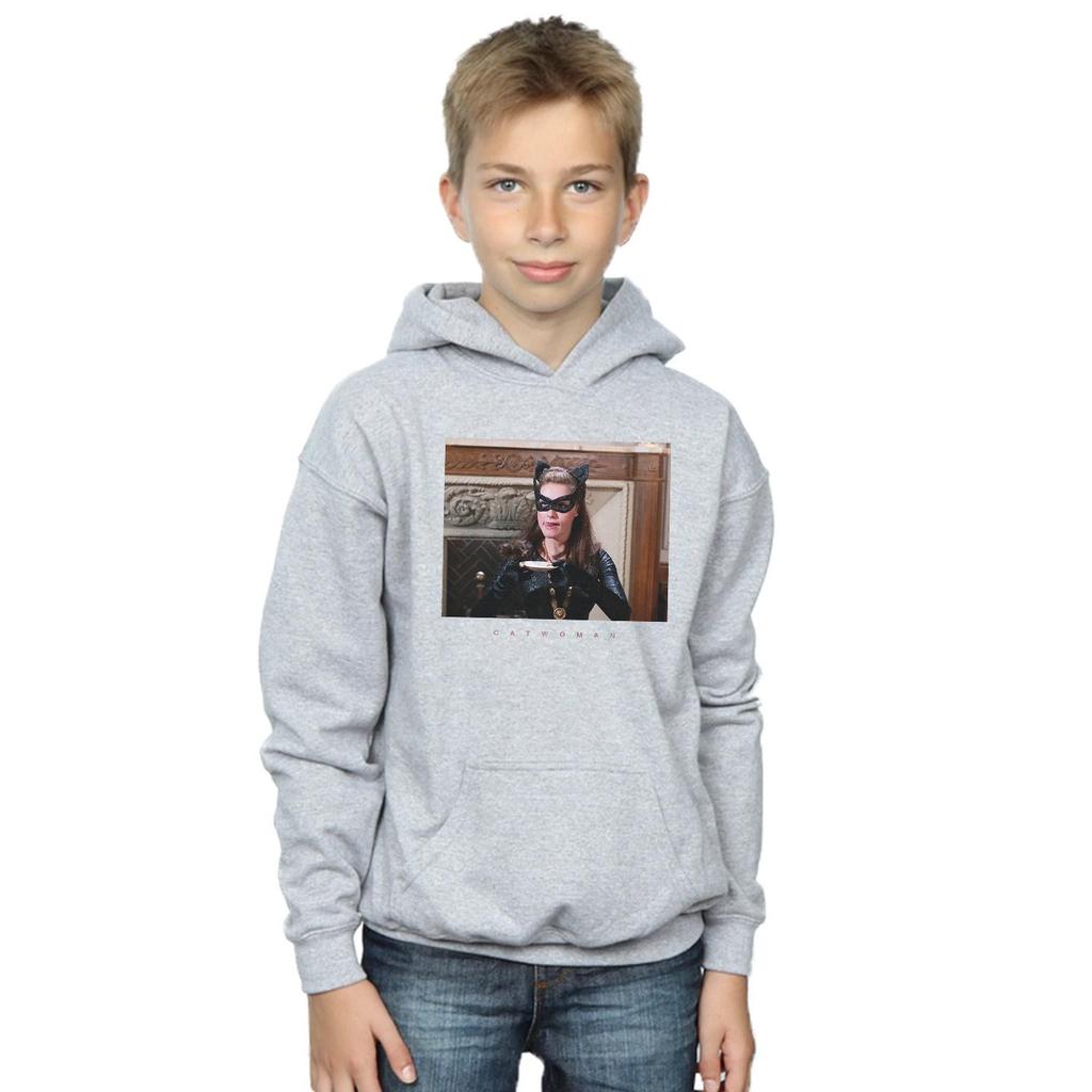DC Comics Boys Batman TV Series Catwoman Photo Hoodie