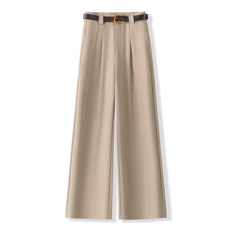 Women's 2026 High-Waisted Loose Fit Professional Wide-Leg Suit Pants
