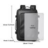 Airline-approved travel luggage bag, 15.6-inch laptop backpack, college student schoolbag, waterproof commuter daily-use backpac