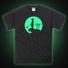 Sora Moon Silhouette Hearts Kingdom Inspired Glow In the Dark T-Shirt