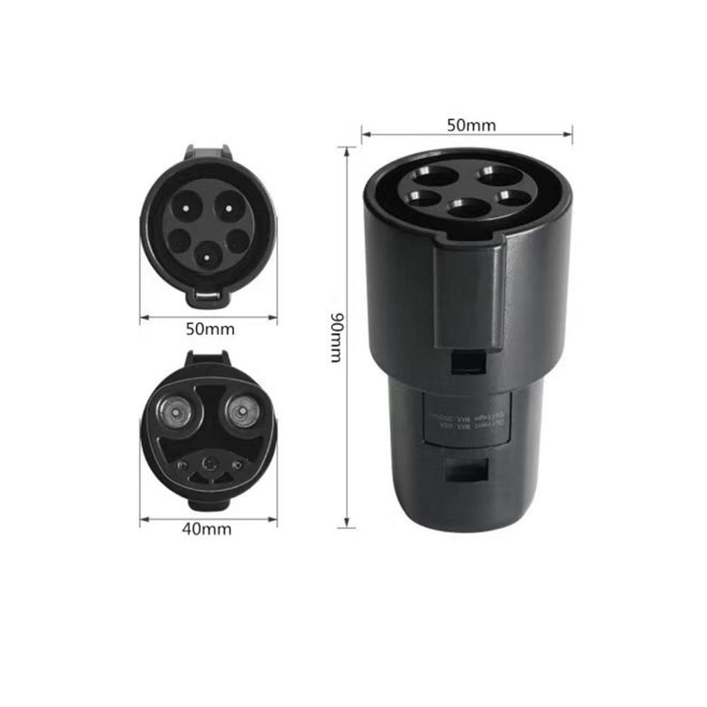 New Electric Car Charging Connector SAE J1772 Type 1 to For Tesla Convertor EVSE EV Charger Adapter For Tesla Model X/Y/3/S