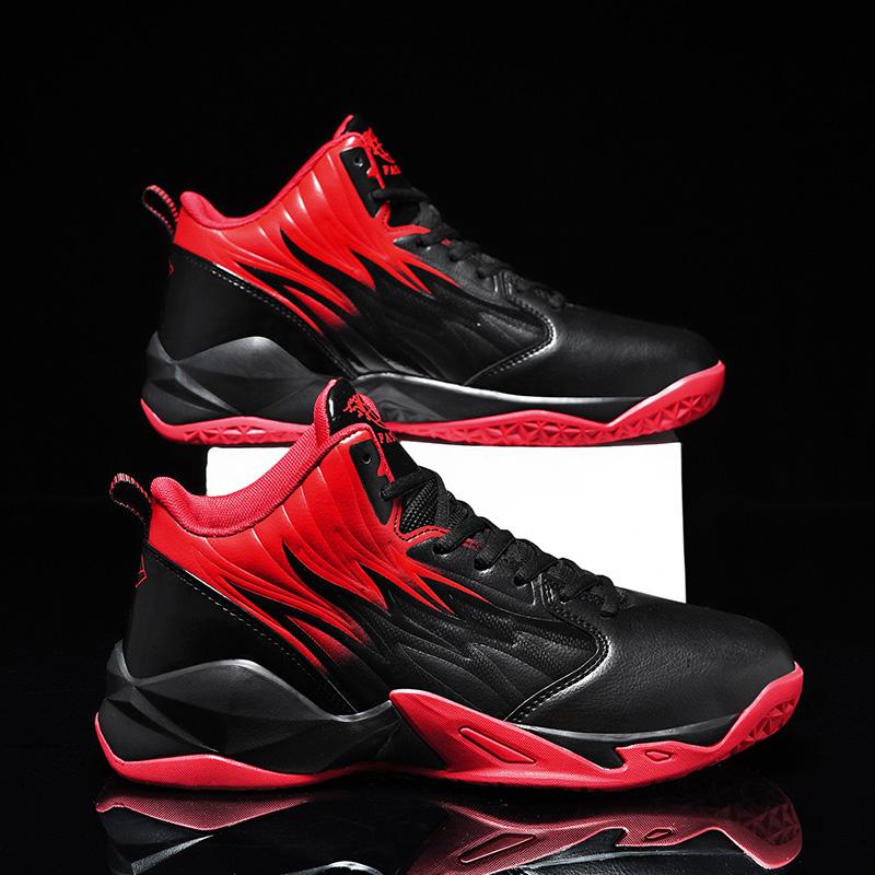 Men Basketball Shoes Anti Slip High-top Outdoor Sports Field Training Shoes Flat Comfortable Walking Shoes for Men Sneakers