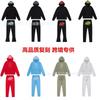Pánská oversized mikina s kapucí a fleecovou podšívkou, ležérní Streetwear tepláková souprava