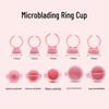 Eyelash and Tattoo Pigment Ring Cups, Large & Small Sizes, 100 Pcs/bag