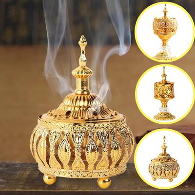 Incense Burner For Home Yoga Spa Aromatherapy  Ornaments Metal Incense Burner Spiritual Decor Retro Style