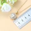 Simple Round Bridal Four-Piece Suit White Zircon Crystal Gold Color Women Jewelry Sets Dangle Earrings/Bracelet/Ring 6-Colors