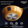 Maibale 32cm Ceramic Titanium Non-stick Wok with Steamer