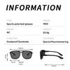 Men Double Bridge Polarized Sunglasses Large Rounded Square Lens UV Protection Outdoor Sport Driving Fishing Cycling Sun Glasses