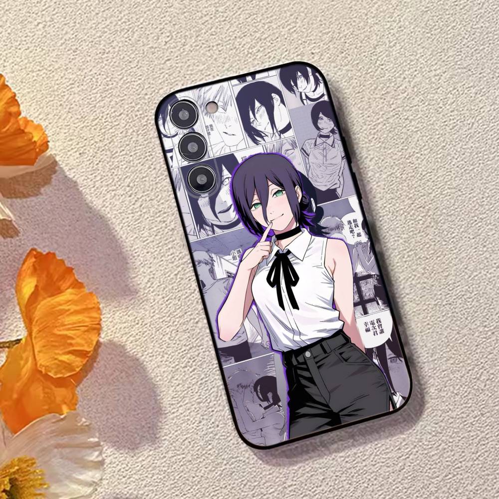 Cool Anime Girl R-Reze Phone Case For Samsung Galaxy A73,A72,A71,A70,A53,A52,A51,Others Soft Black Cover