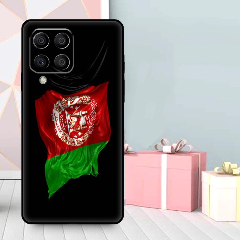 Flag of Afghanistan Case For Samsung Galaxy M16 M31 M21 M13 M33 M53 M15 M35 M55 M36 M56 M12 M32 M52 M14 M34 M54