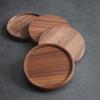 4er-Set Holzuntersetzer für Getränke, runde Holzmatten für Trinkgläser, Tischschutz aus Holz, Heimdekoration