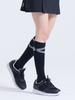 CHALLENGER Women'S Ribbon-Point Knee Socks Black