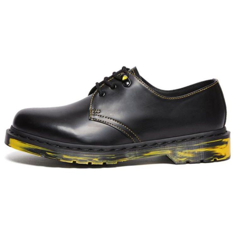Dr. Martens 1461 Leather Round Toe Lace-Up Comfortable Low-Top Casual Shoes Unisex Casual Shoes Black 31162001