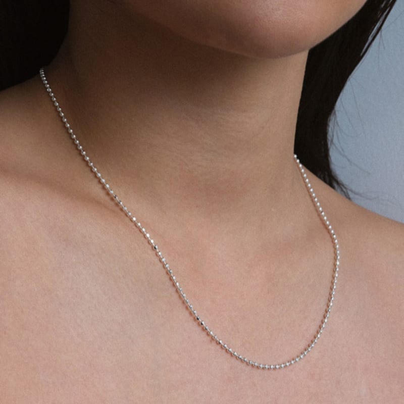 Another Layer Marin Necklace (silver925)(2color)