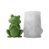 3D Frog Candle Mould Cartoon Animal Silicone Molds Ornament Molds Castings Molds Plasters Molds for Home Decoration