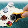 28mm Rotary Fabric Cutter with 45mm Blade for Patchwork Tasks