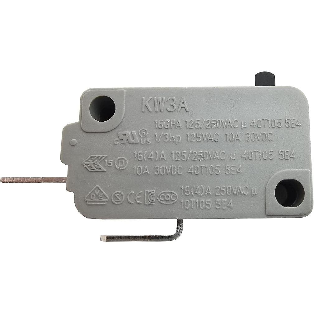 KW3A Microwave Oven Door Switch 16A 125/250V Door Interloc (2 Normally Open and 1 Normally Close)