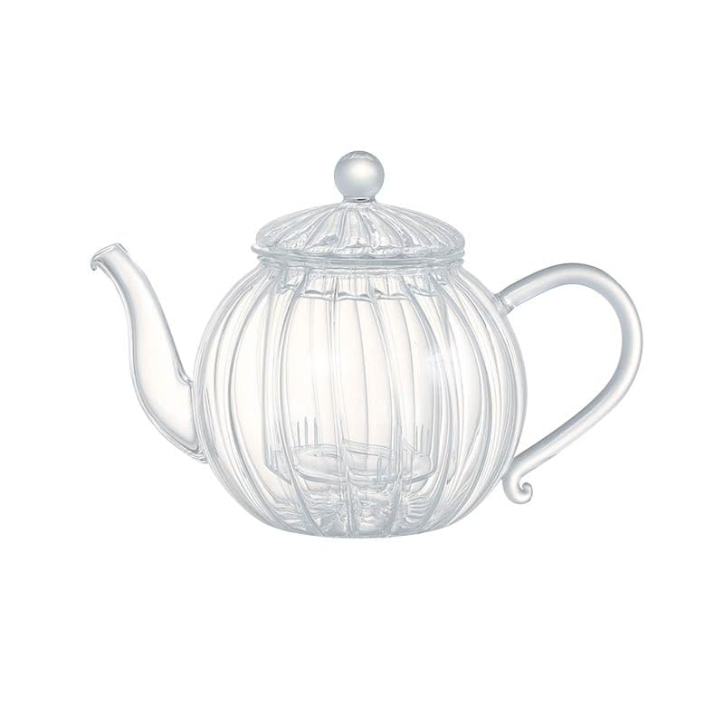 Dulton Glass Teapot, Mirliton S415-169, Clear, 135mm H X 210mm W X 120mm D