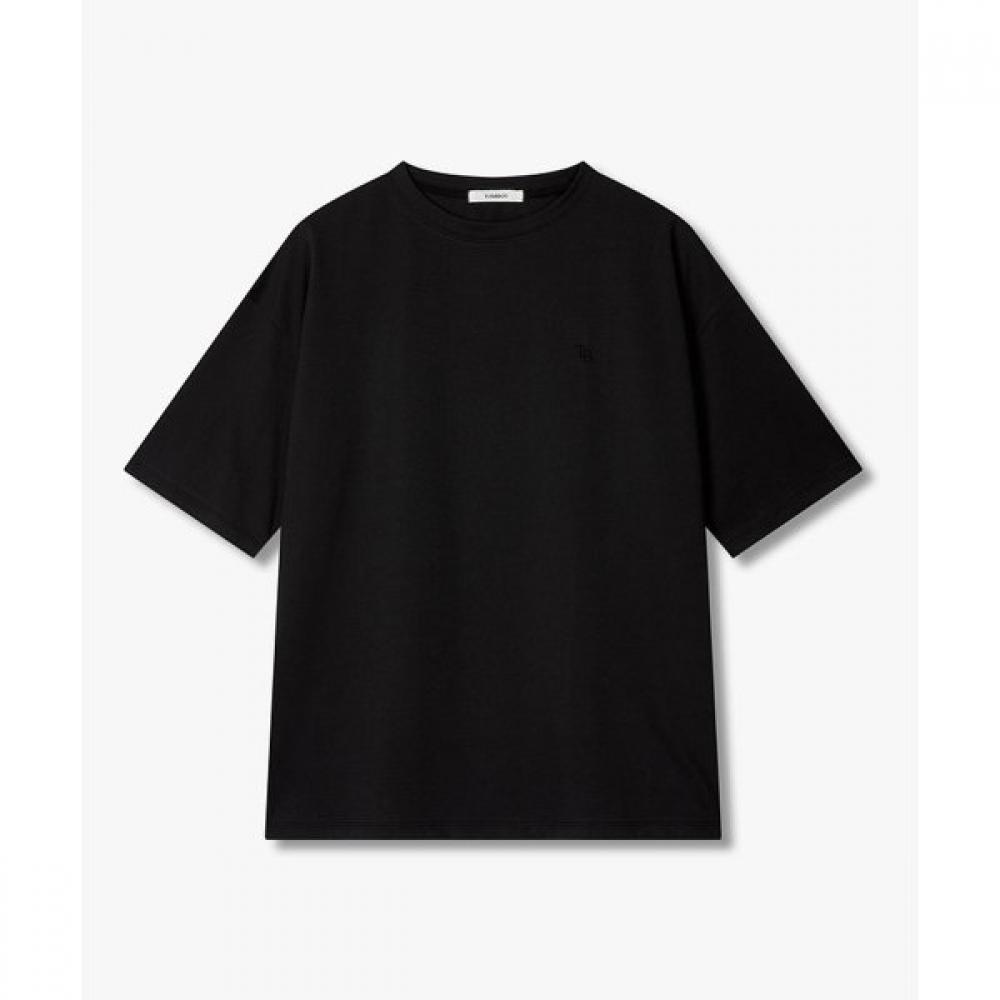 

STudio Tomboy Mini Embroidery Round Neck ShorT Sleeve T shirT 9176222981 blacks/OS