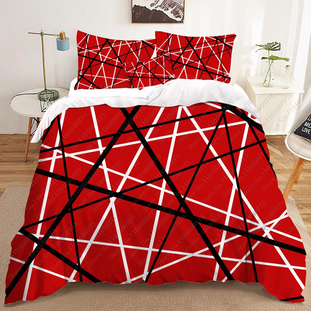 New Singer Eddie Van Halen Bed Sheet Set Bedding Set Single Twin Full Queen King Size Bed Set Adult Kid Bedroom Duvet Cover Sets