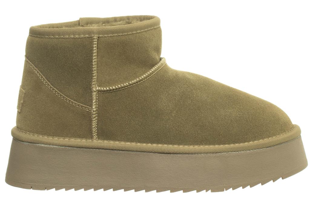 Women' Leather Ankle Boots - Solo Soprani Couture - Scw421P05/06 Hugh Platform Green 39