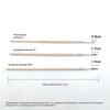 Painting brush Flat number 000, 30 pcs.
