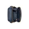Coach Stanton 13 Floral Print Color Block Zipper Canvas And Leather Crossbody Bag Mini Men bags Brass Denim-Blue C8235-B4EI