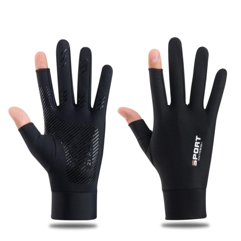 

Захист від ультрафіолету Рукавички для захисту від сонця Тонкі велосипедні рукавички для водіння Літні сонцезахисні рукавички Чоловіки Жінки L