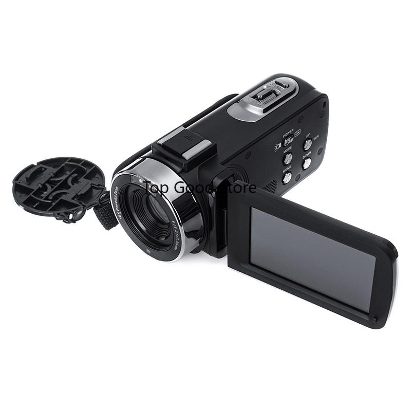3 Inch 2.7K Camcorder Video Camera Wifi IR Night Vision 30MP LCD Screen Time-lapse Photography Camera Fotografica