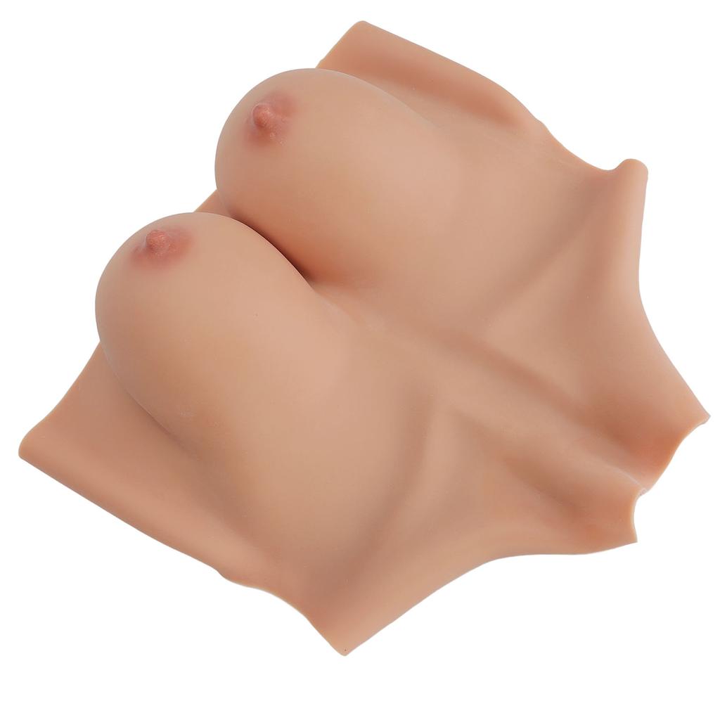 Silikonová prsní destička Lehká hedvábná nit Realistická protetická prsní destička pro polovinu těla