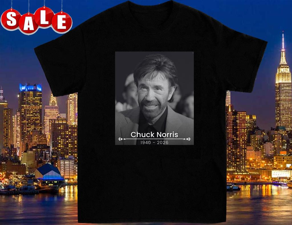 Klassisches Chuck Norris T-Shirt Unisex Selten S-4XL Alle Größen