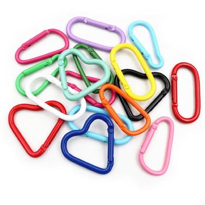 5-Pack Mixed Color Aluminum Carabiner Clips for Water Bottles and Jewelry