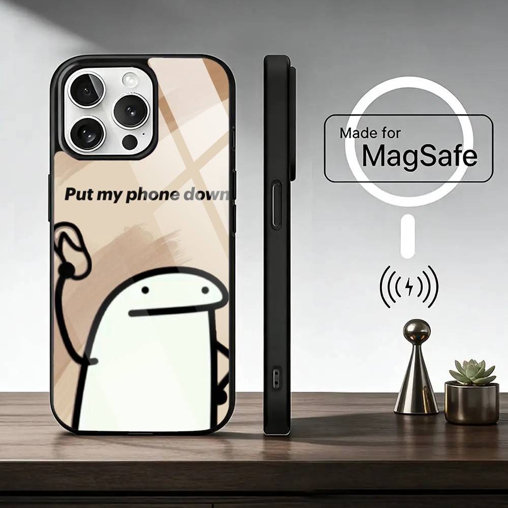 Dont T-Touch My Phone Phone Case For iPhone17,16,15,14,13,12,11 Plus,Pro Magnetic For Magsafe Wireless Charging iPhone16PROMAX