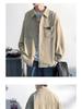 2025 Spring/Autumn Men's Thickened Japanese-Style Casual Long-Sleeve Shirt Jacket