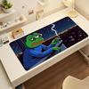 Tappetino Mouse Cartoon Rana Pepe Triste Antiscivolo Bordo Bloccato Accessori PC Laptop Gomma Tastiera Ufficio Grande Gioco XXL DeskMat
