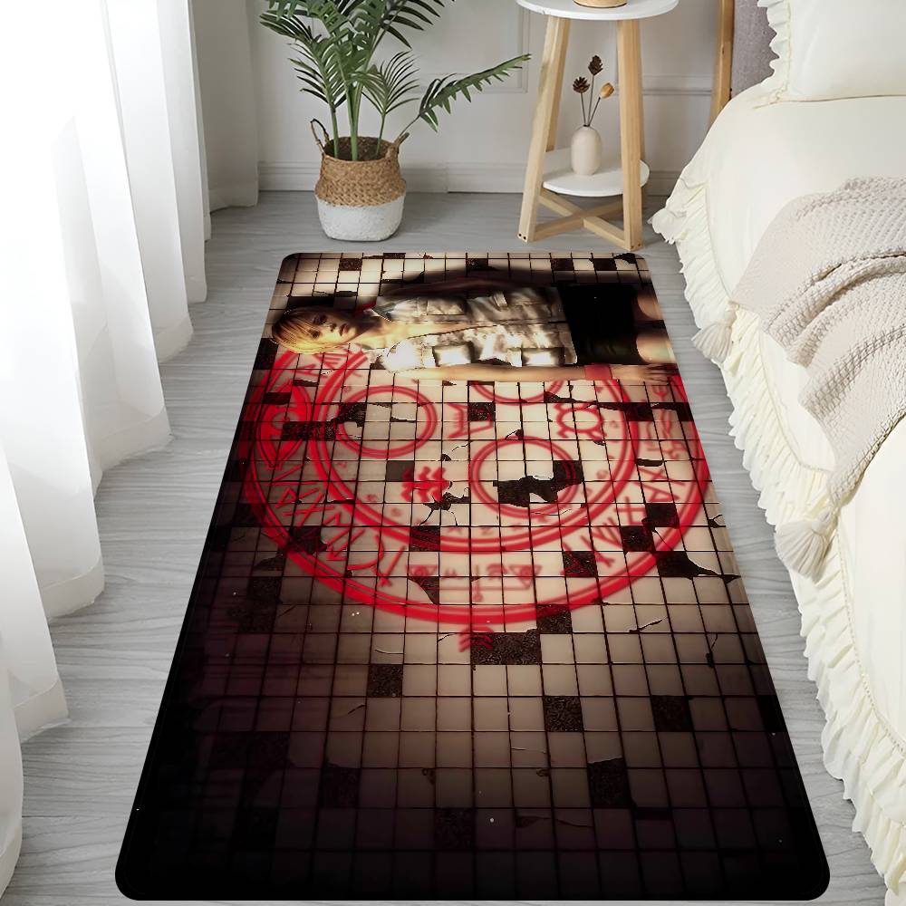 Horror Game S-Silent H-Hill Entrance Door Mat Nordic Style Bedroom Living Room Doormat Home Balcony Anti-Slip Modern Home Decor