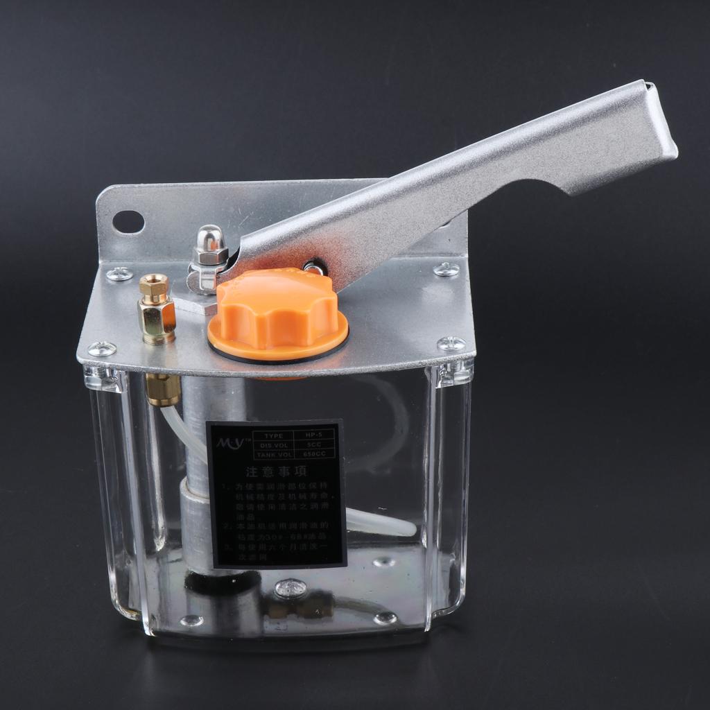 Aluminum CNC Manual Oil Hand Pump with Grease Filter Lubrication Accessory for Engraving Carving Machine