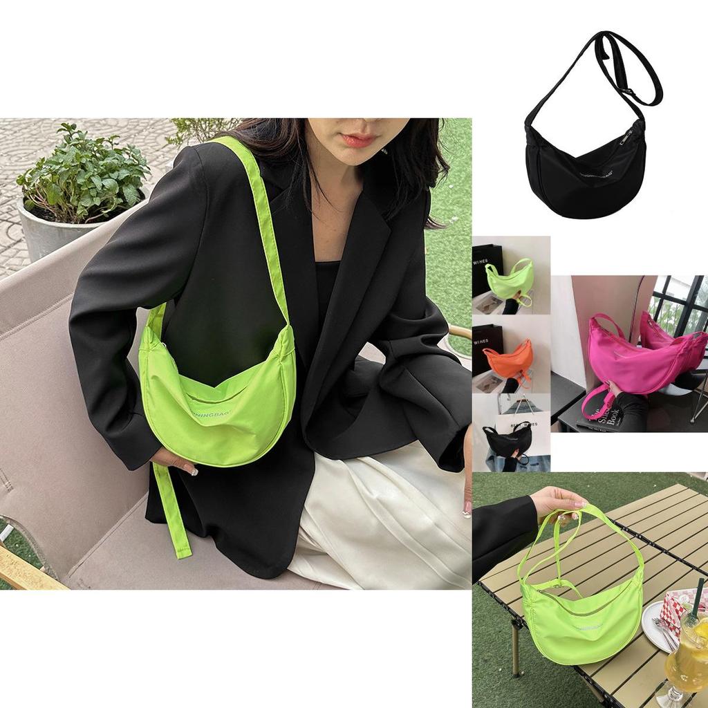 Stylish Nylon Small Shoulder Bag Chic Urban Design Underarm Bag For Women 2023