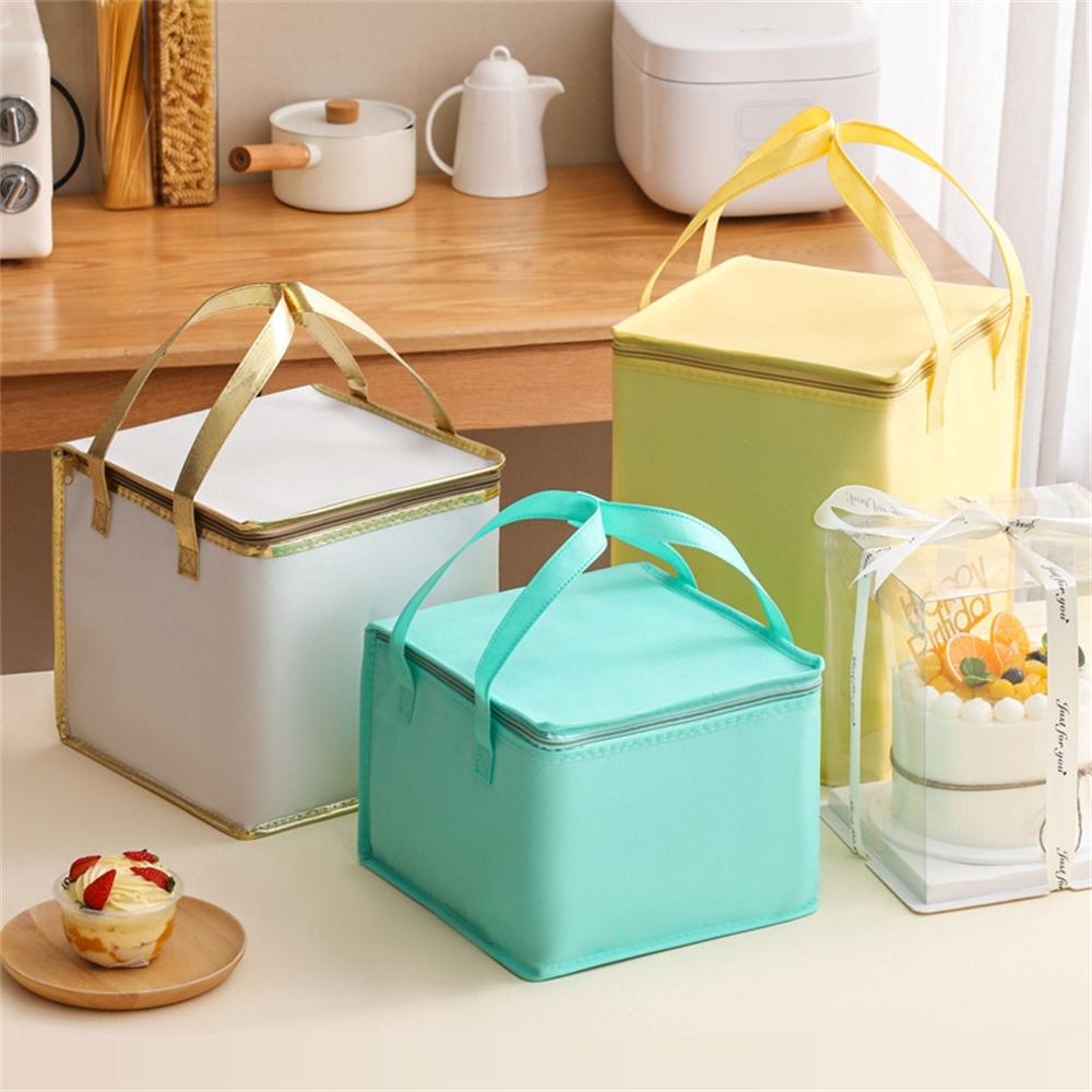 Lunch Bag Thermal Storage Box Cooler Bag Insulated Cake Bag For Meal Prep Picnic Outdoor Activities