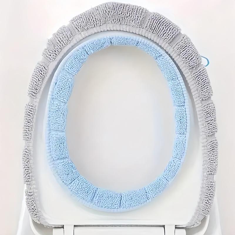 1/2/4 Pieces of Dual Color Washable Toilet Seat for Hand Washing Only, Suitable for Home and Dormitory Bathroom Decoration
