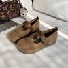 Fashion flat-soled single shoes women's new spring commuting is not tired, Doudou shoes, Mary Jane shoes