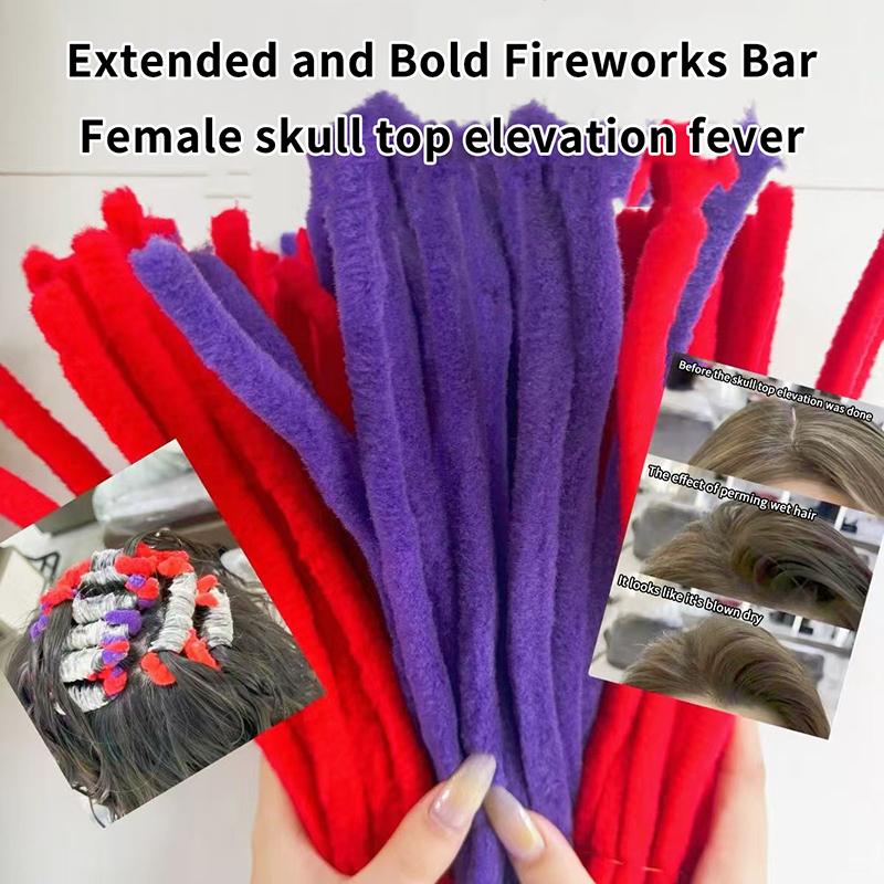 4/6/8/10/12Mm Afro Hair Perm Rods Small Wavy Fluffy Corn Perm Rollers Curlers Bar Wild Curly Hair Maker Tools Hair Styling Tools